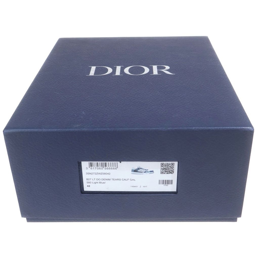 Dior Denim Tears Low Top Sneaker Low Cut Sneakers White — view 7