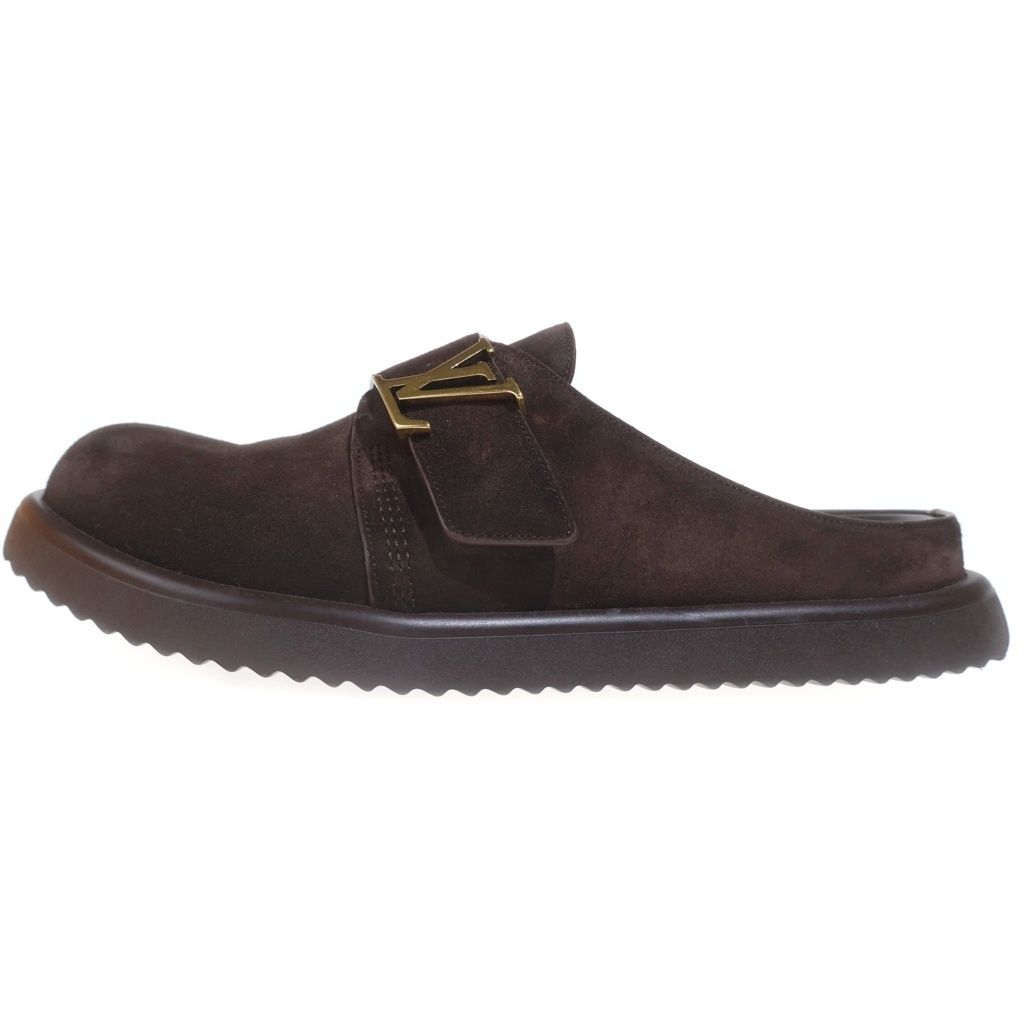Louis Vuitton LV Suede Mules Brown