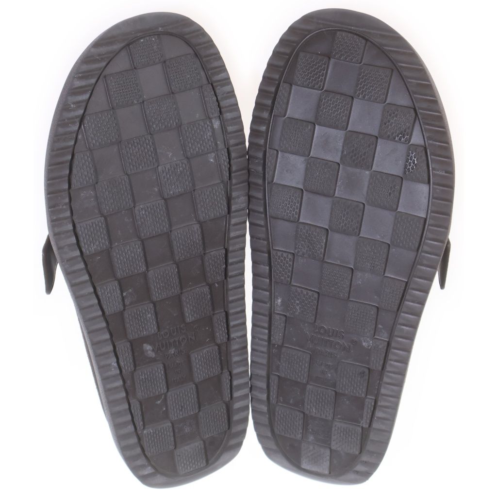 Louis Vuitton LV Suede Mules Brown — view 5