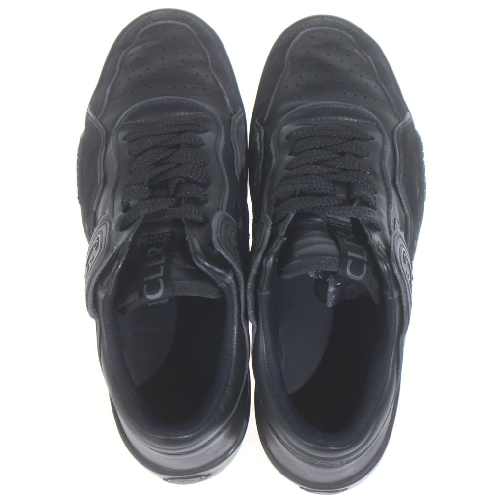 Moncler Promyx Space Low Top Sneakers Promix Leather Low Cut Black — view 4
