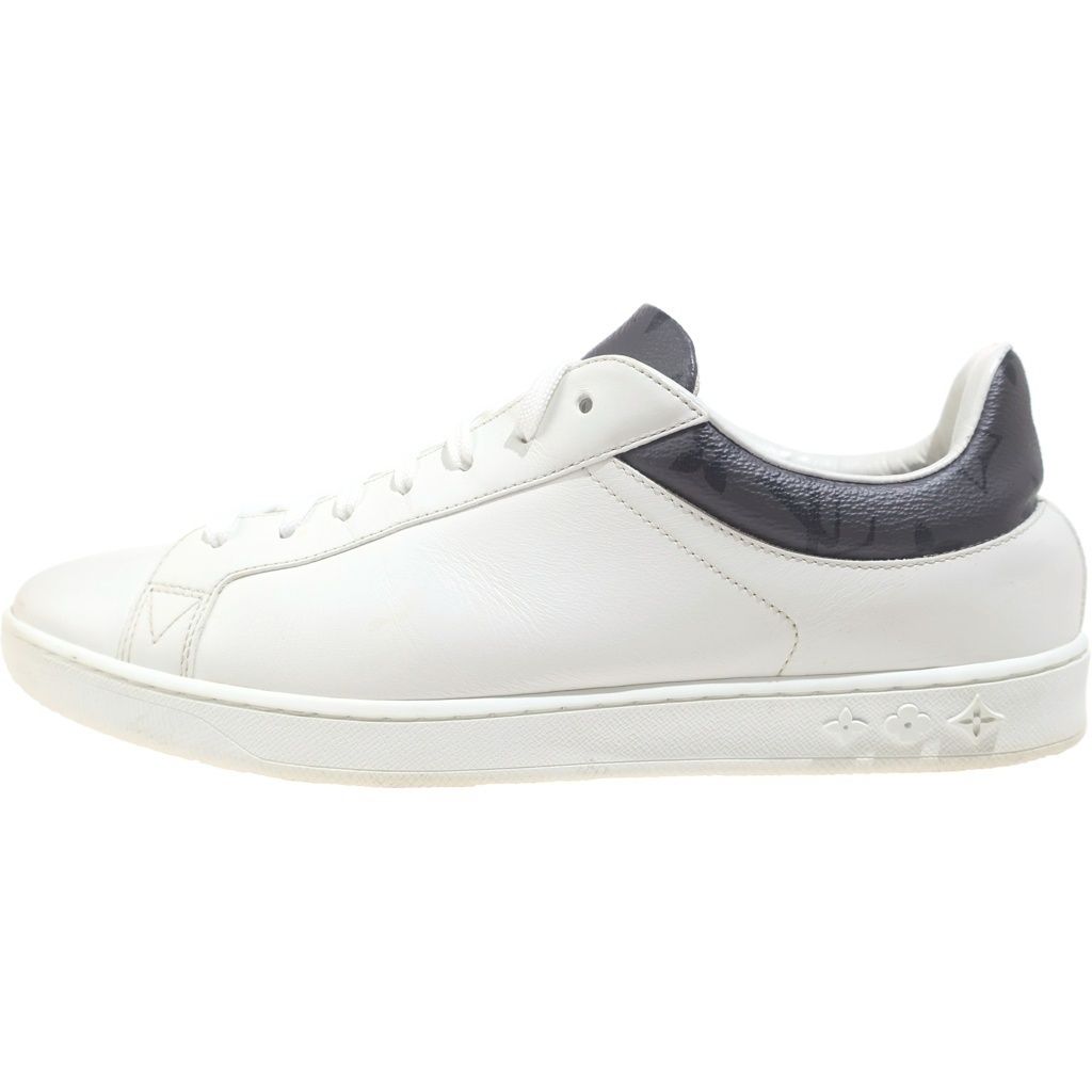 Louis Vuitton Monogram Eclipse Luxembourg Sneakers White Gray 7