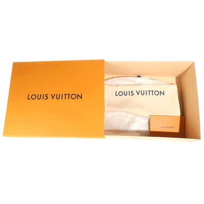 Louis Vuitton Monogram Eclipse Luxembourg Sneakers White Gray 7 — view 6