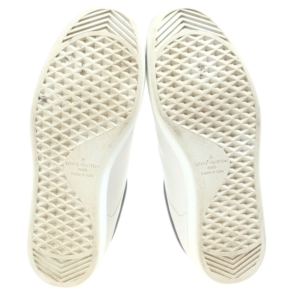 Louis Vuitton Monogram Eclipse Luxembourg Sneakers White Gray 7 — view 5