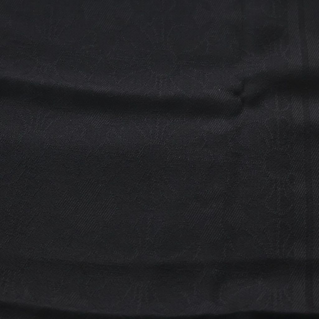 Chrome Hearts CH Pls Scarf CH Plus All Over Pattern Jacquard Silk Blend Wool — view 2