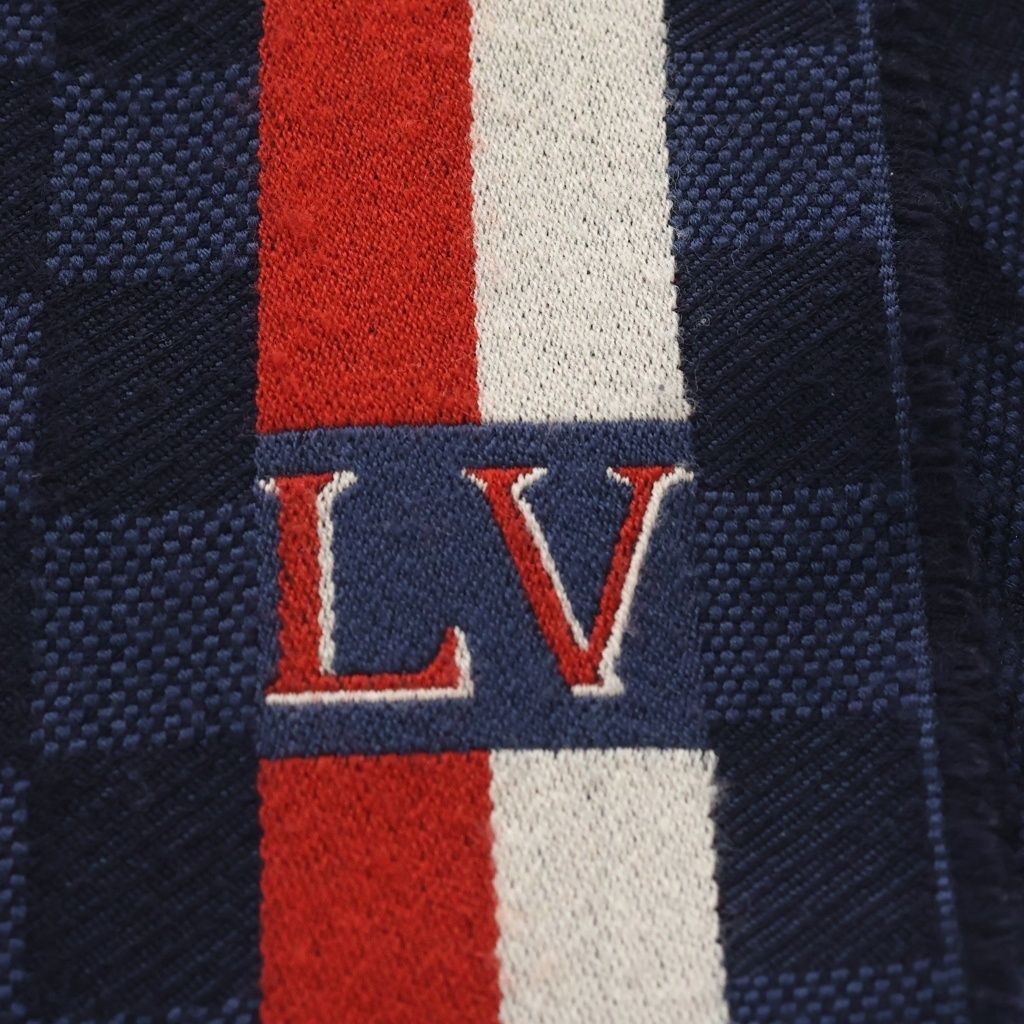 Louis Vuitton Echarpe Message Scarf Navy — view 2