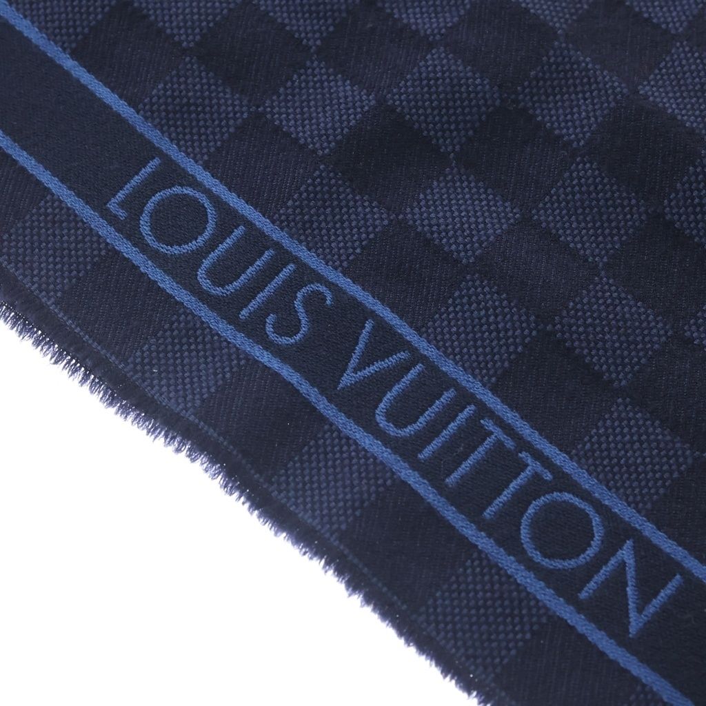 Louis Vuitton Echarpe Message Scarf Navy — view 3