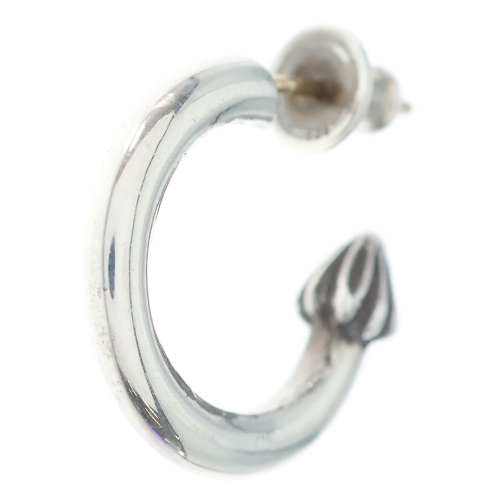 Chrome Hearts Hoop Plain Earrings Silver