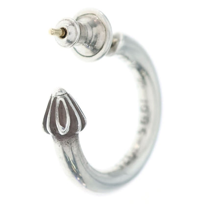 Chrome Hearts Hoop Plain Earrings Silver — view 2