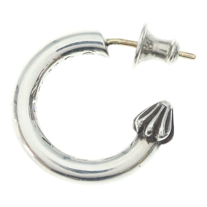 Chrome Hearts Hoop Plain Earrings Silver — view 3
