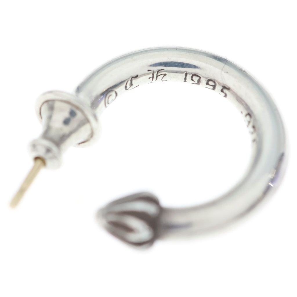 Chrome Hearts Hoop Plain Earrings Silver — view 6