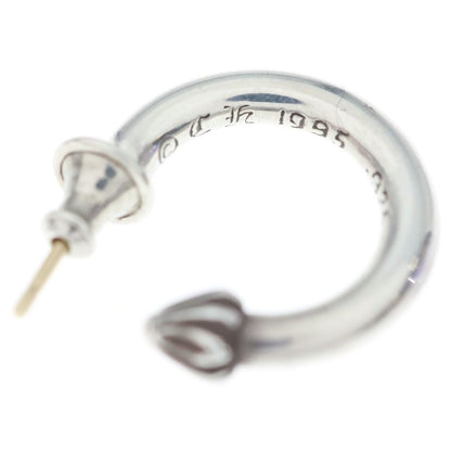 Chrome Hearts Hoop Plain Earrings Silver — view 6