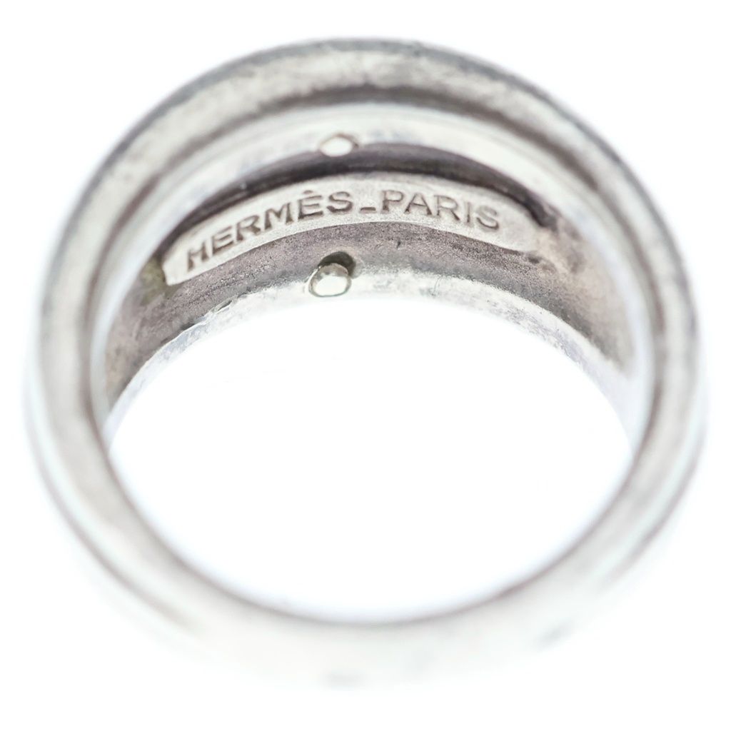 Hermes Vintage Sellier Ring Series Silver Gold — view 6