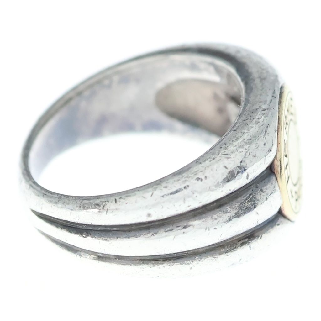 Hermes Vintage Sellier Ring Series Silver Gold — view 3