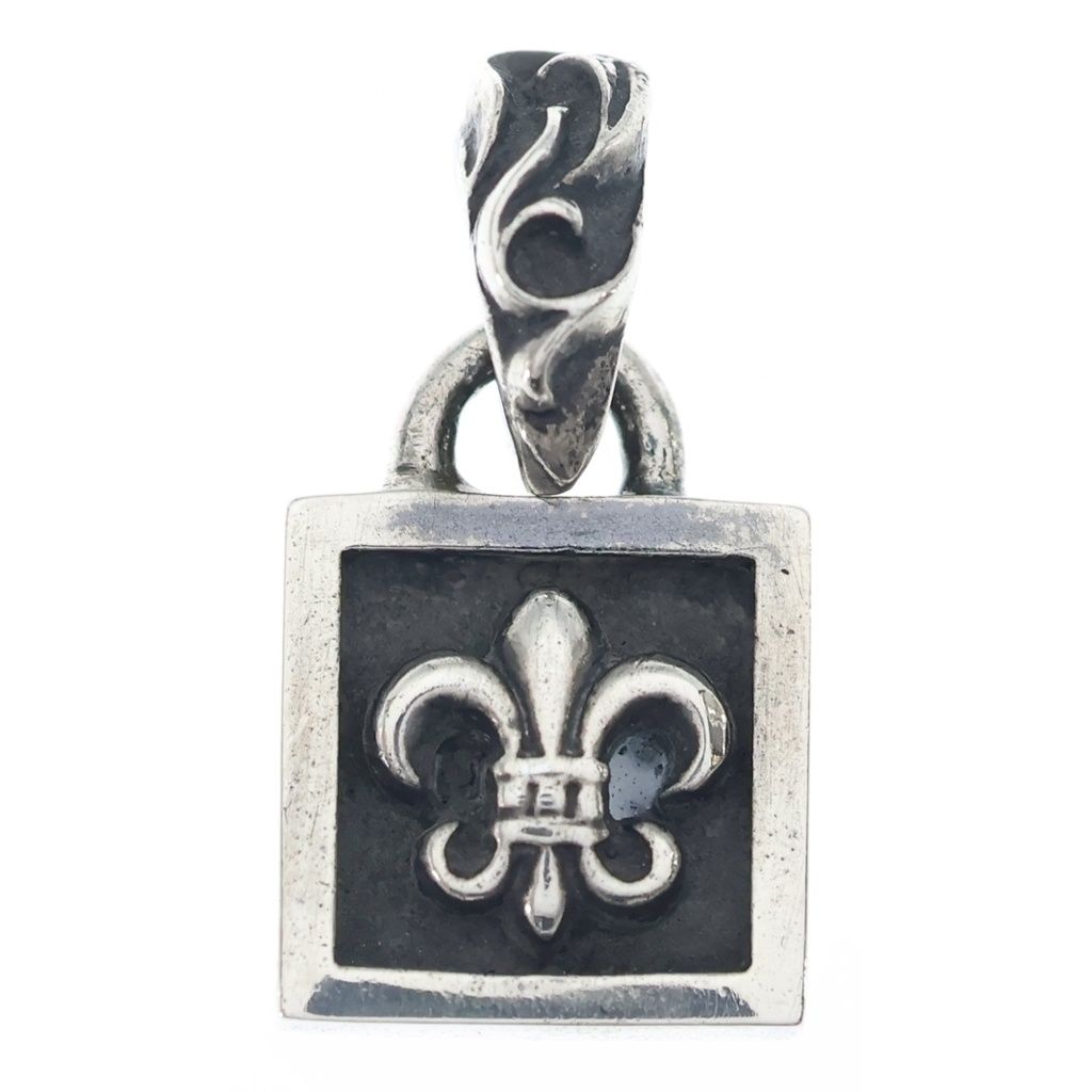 Chrome Hearts Framed BS Fluer BS Flare Charm Pendant Silver
