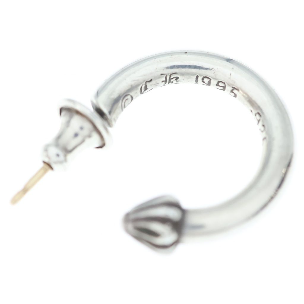 Chrome Hearts Hoop Plain Earrings Silver — view 5