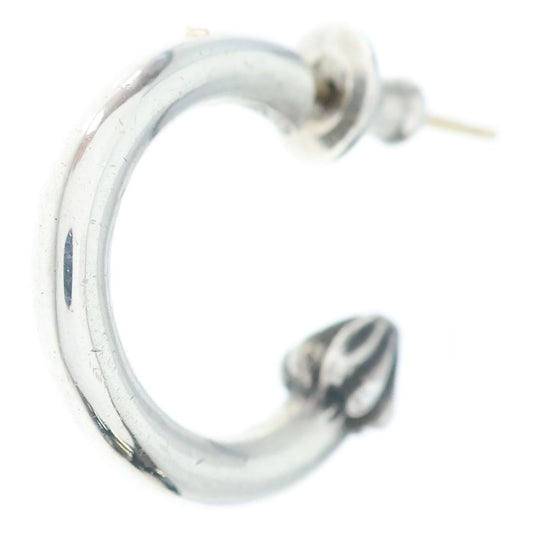 Chrome Hearts Hoop Plain Earrings Silver