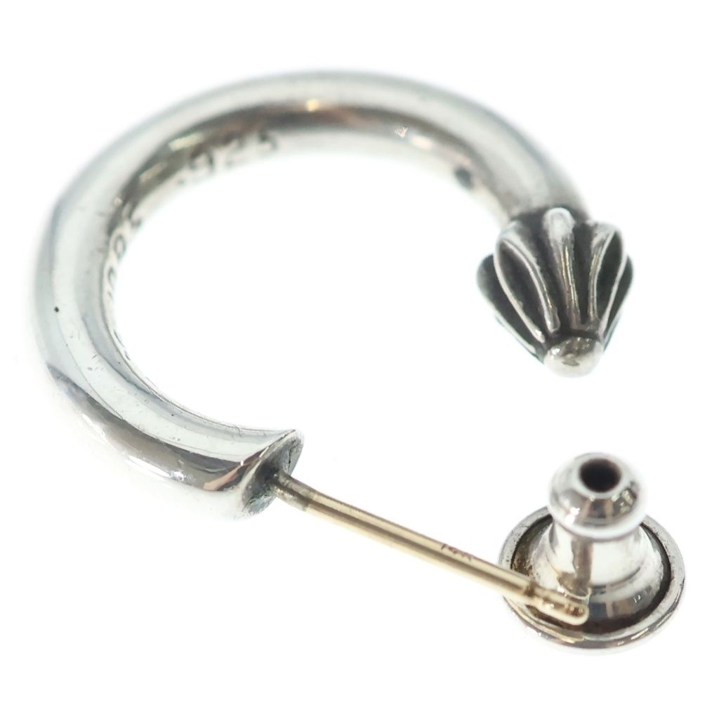 Chrome Hearts Hoop Plain Earrings Silver — view 6