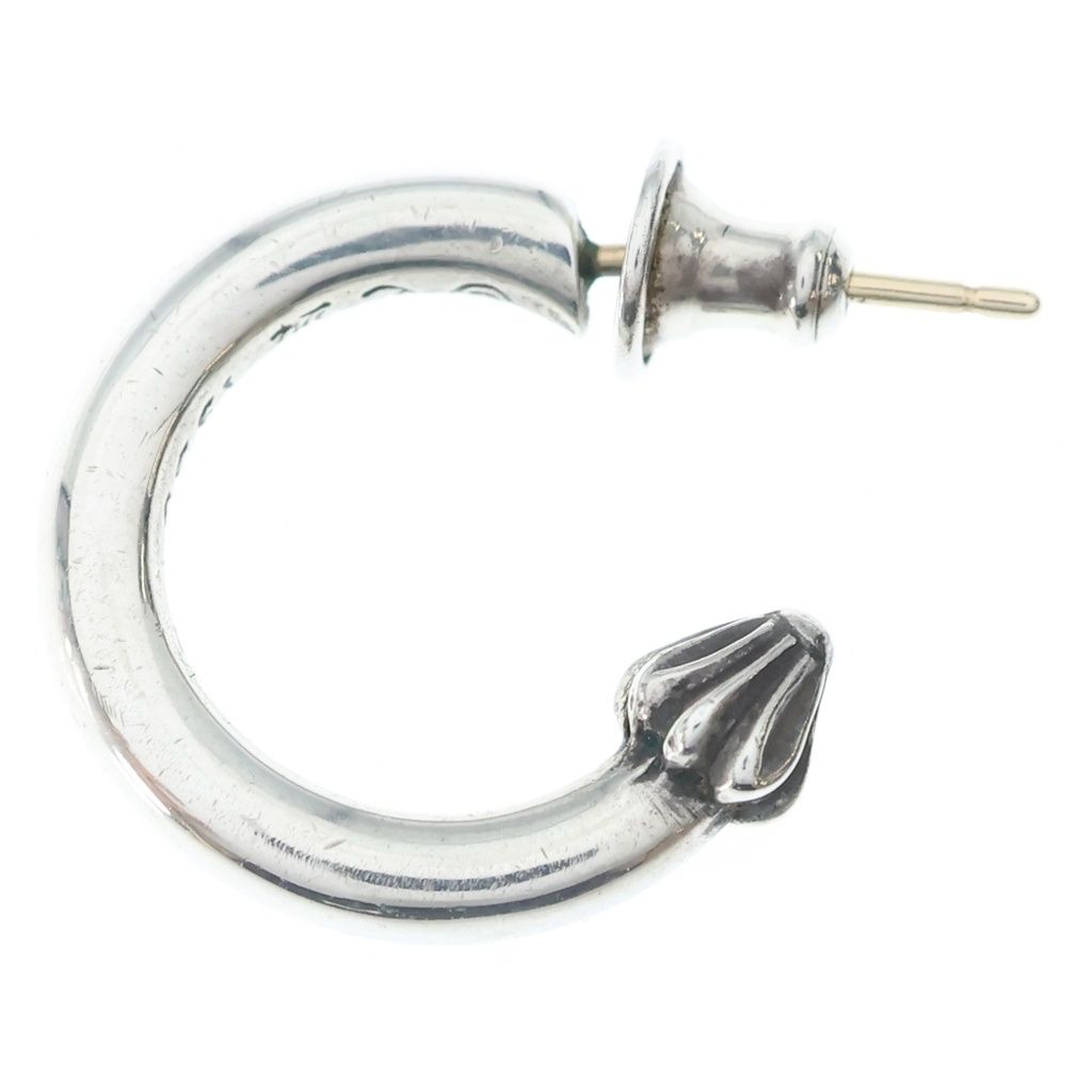 Chrome Hearts Hoop Plain Earrings Silver — view 3