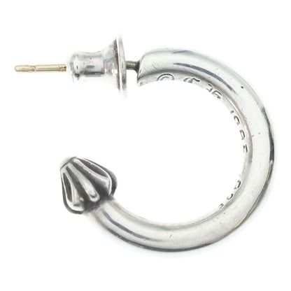 Chrome Hearts Hoop Plain Earrings Silver — view 4