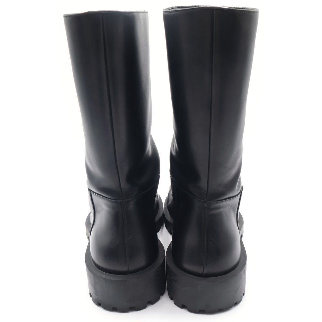 Balenciaga Hummer Leather Boots Long Shoes Black — view 3