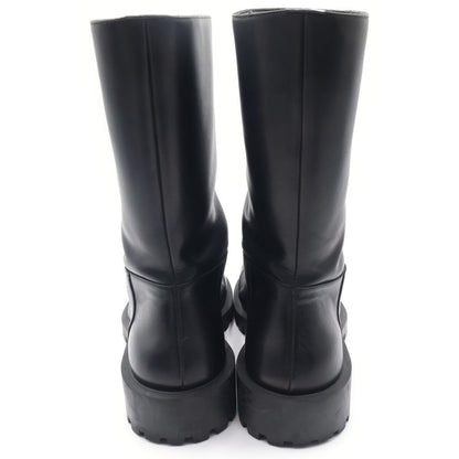 Balenciaga Hummer Leather Boots Long Shoes Black — view 3