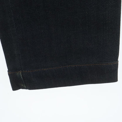 Gucci Denim Pants Floral Embroidery Button Fly Indigo — view 5