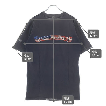 Chrome Hearts Vintage S Back American Flag Scroll Label Print Short Sleeve — view 9