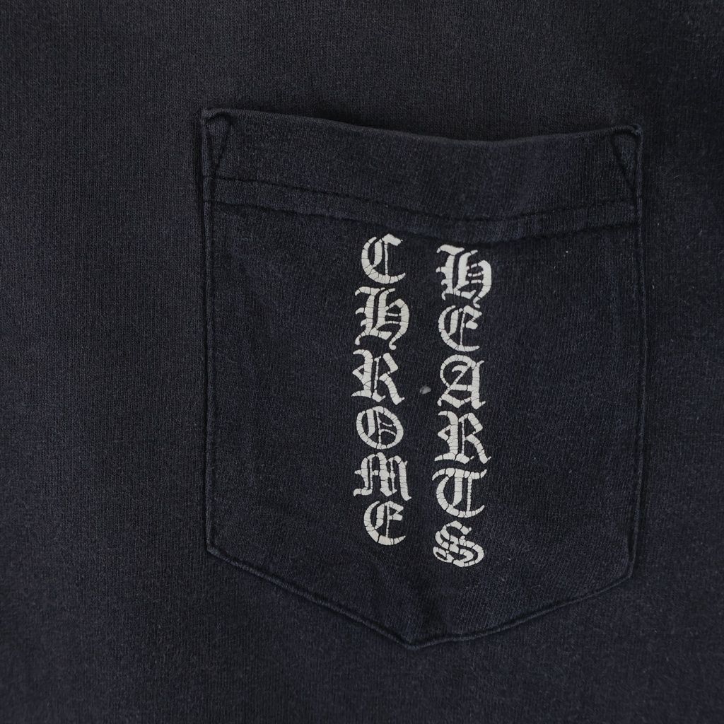 Chrome Hearts Vintage S Back American Flag Scroll Label Print Short Sleeve — view 5