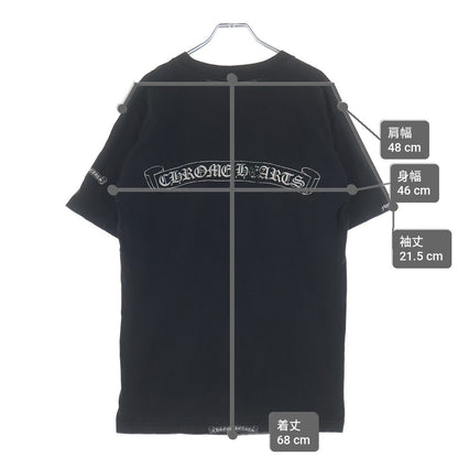 Chrome Hearts Vintage S Vine Daga Back Scroll Label Print Short Sleeve T-Shirt — view 9