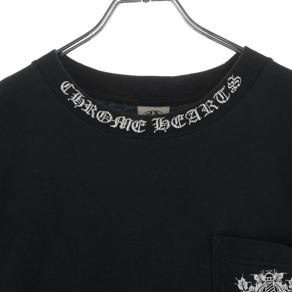 Chrome Hearts Vintage S Vine Daga Back Scroll Label Print Short Sleeve T-Shirt — view 3