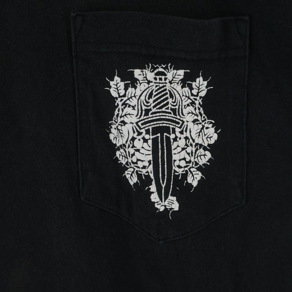 Chrome Hearts Vintage S Vine Daga Back Scroll Label Print Short Sleeve T-Shirt — view 5
