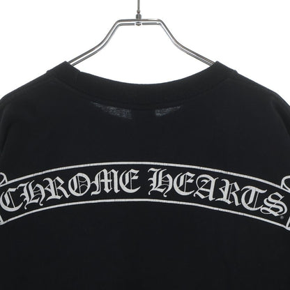 Chrome Hearts Vintage S Horse Shoe Back Scroll Label Print Short Sleeve T-Shirt — view 4