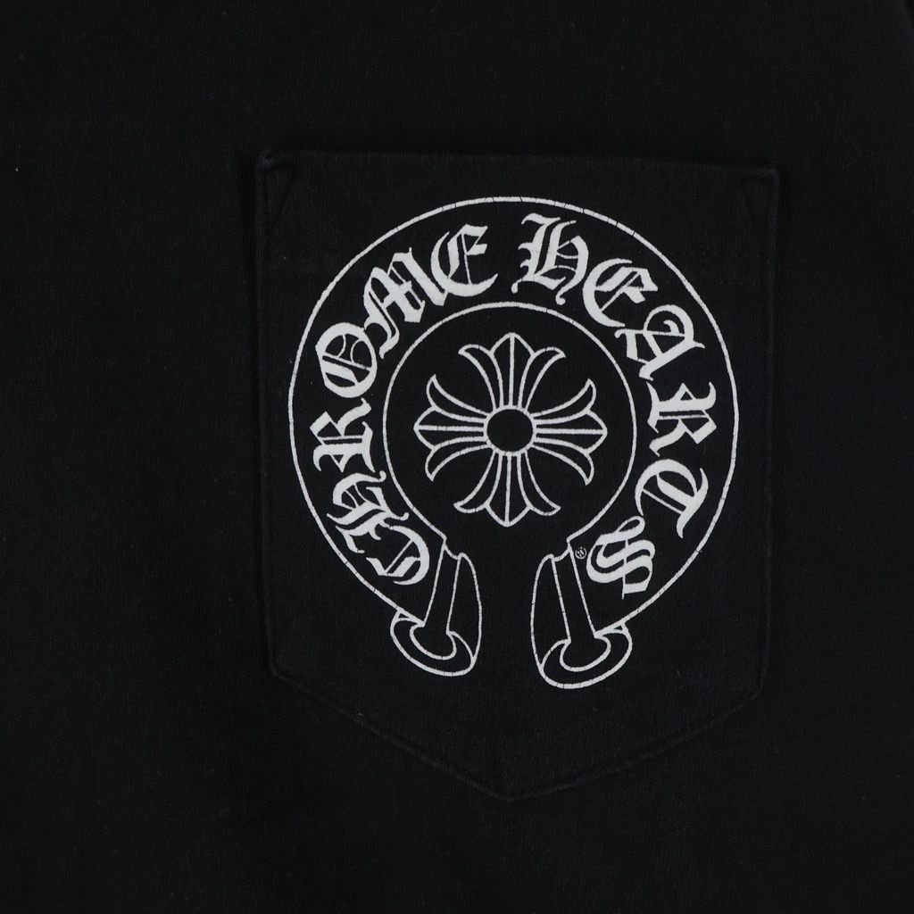 Chrome Hearts Vintage S Horse Shoe Back Scroll Label Print Short Sleeve T-Shirt — view 5
