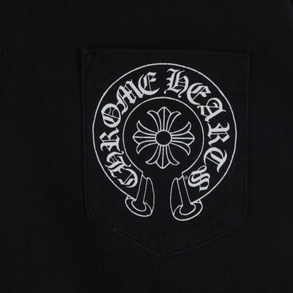 Chrome Hearts Vintage S Horse Shoe Back Scroll Label Print Short Sleeve T-Shirt — view 5