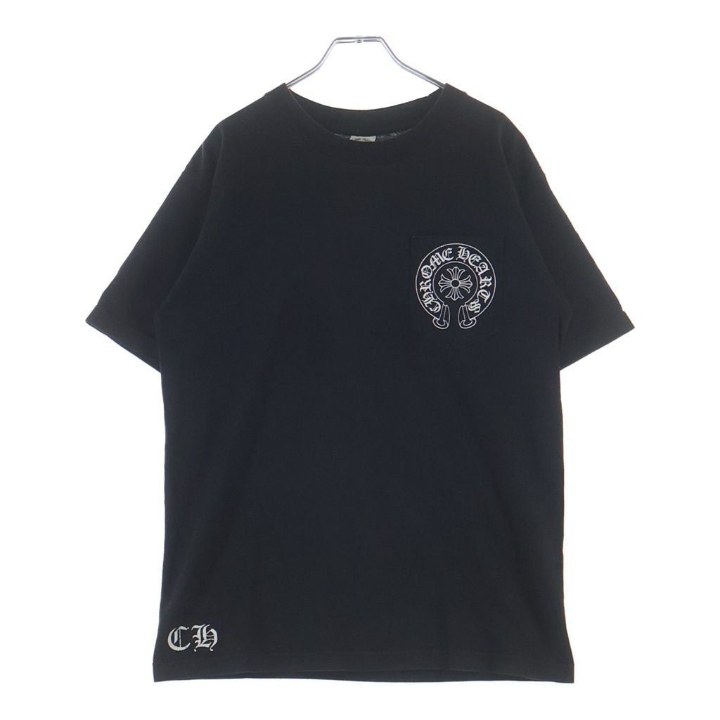 Chrome Hearts Vintage S Horse Shoe Back Scroll Label Print Short Sleeve T-Shirt — view 2