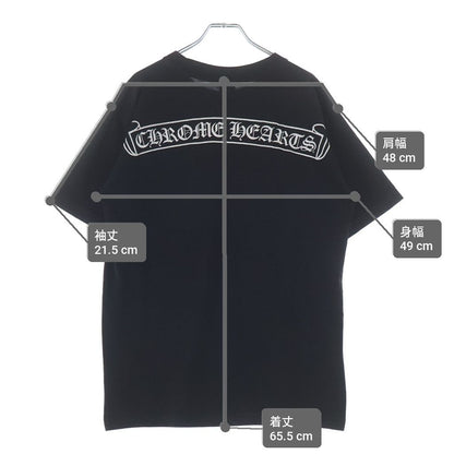 Chrome Hearts Vintage S Horse Shoe Back Scroll Label Print Short Sleeve T-Shirt — view 9