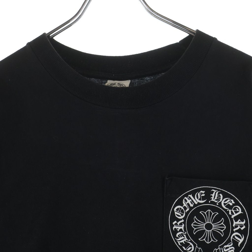 Chrome Hearts Vintage S Horse Shoe Back Scroll Label Print Short Sleeve T-Shirt — view 3