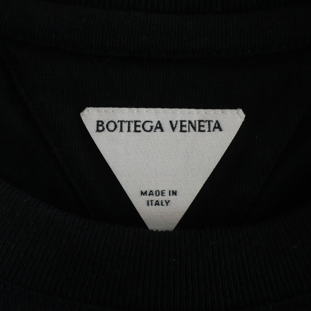 Bottega Veneta Crew Neck Short Sleeve T-Shirt Black — view 6