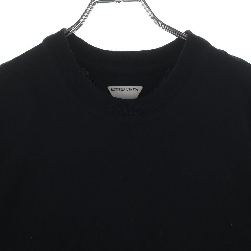 Bottega Veneta Crew Neck Short Sleeve T-Shirt Black — view 3