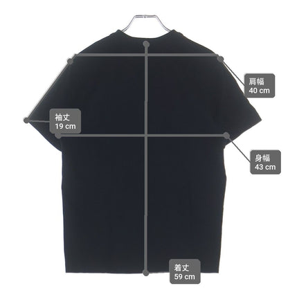 Bottega Veneta Crew Neck Short Sleeve T-Shirt Black — view 9