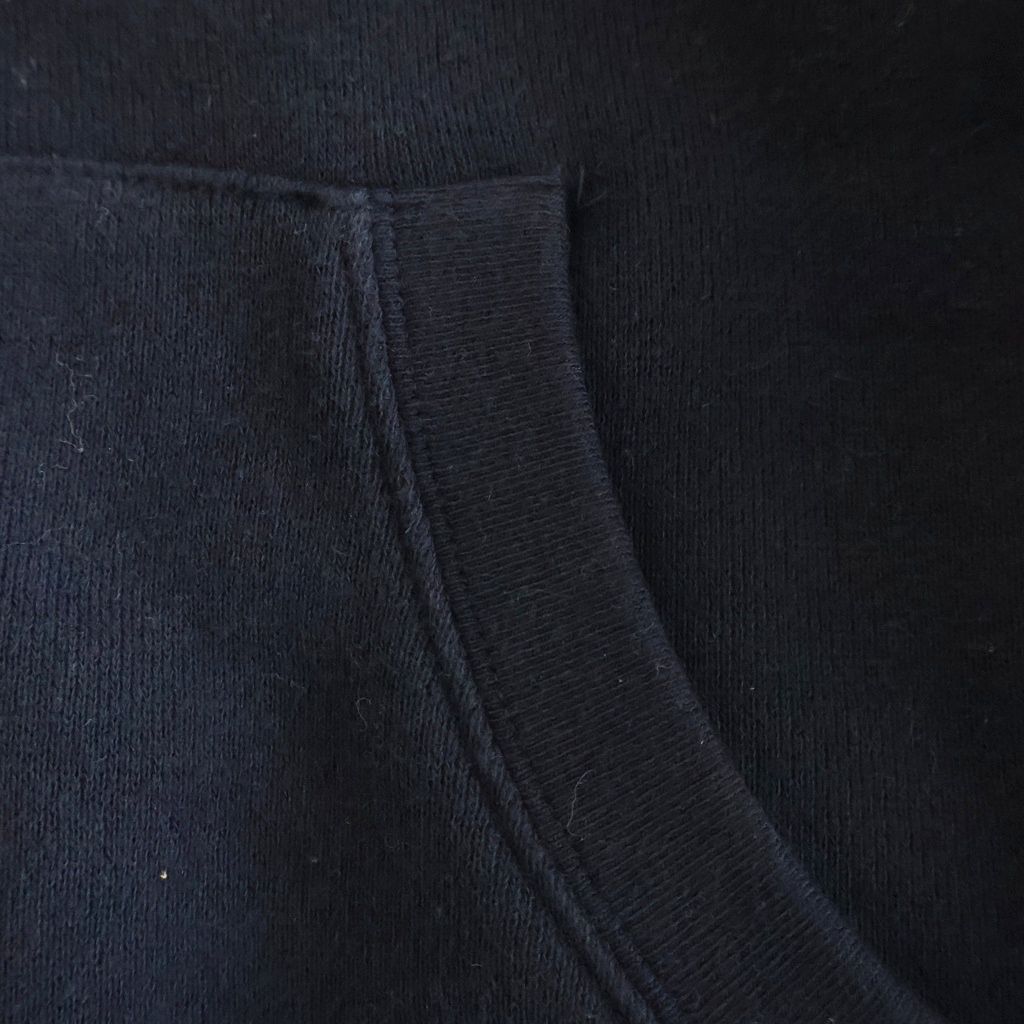 Loewe Cashmere Half Zip Knit Pullover Blend Zip Hoodie Navy — view 6