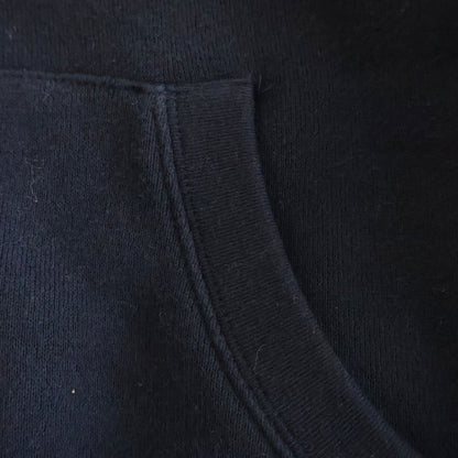 Loewe Cashmere Half Zip Knit Pullover Blend Zip Hoodie Navy — view 6