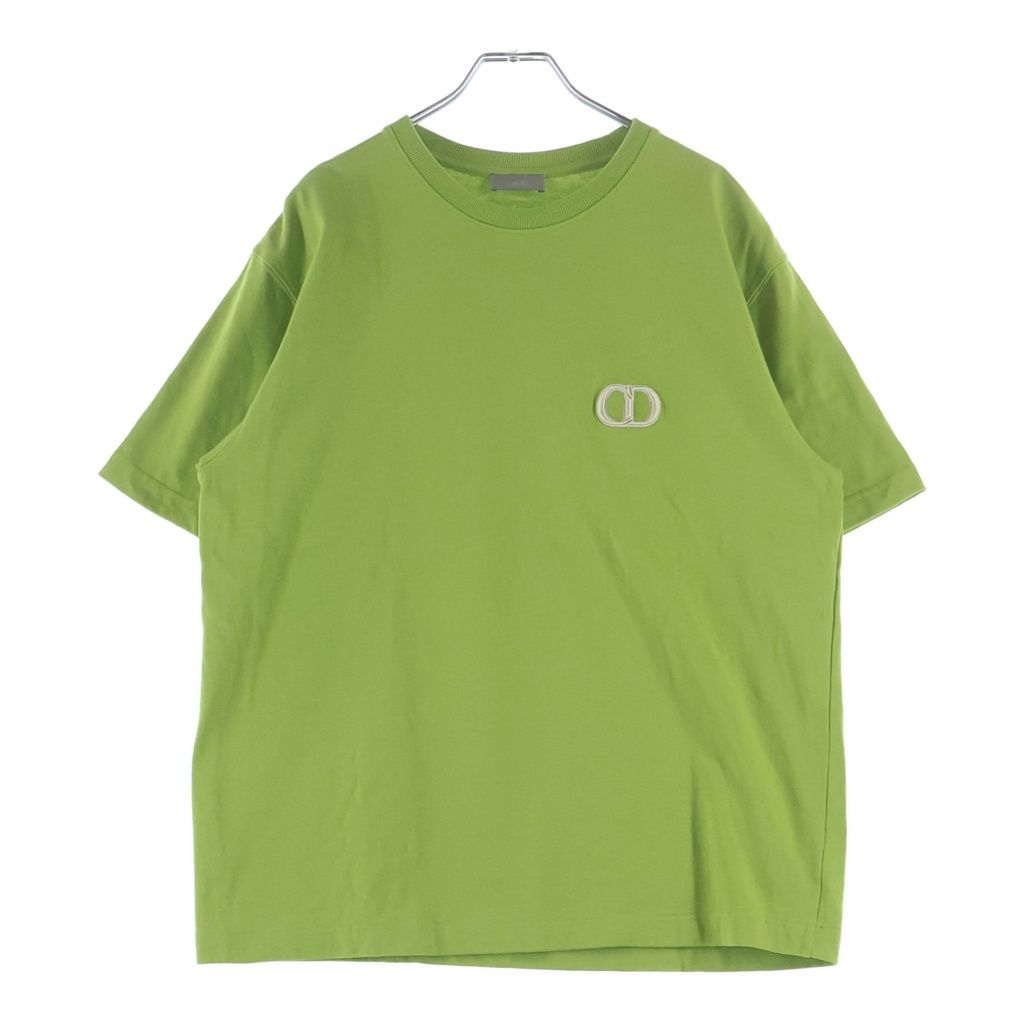 Dior CD Icon Crew Neck Short Sleeve T-Shirt Green