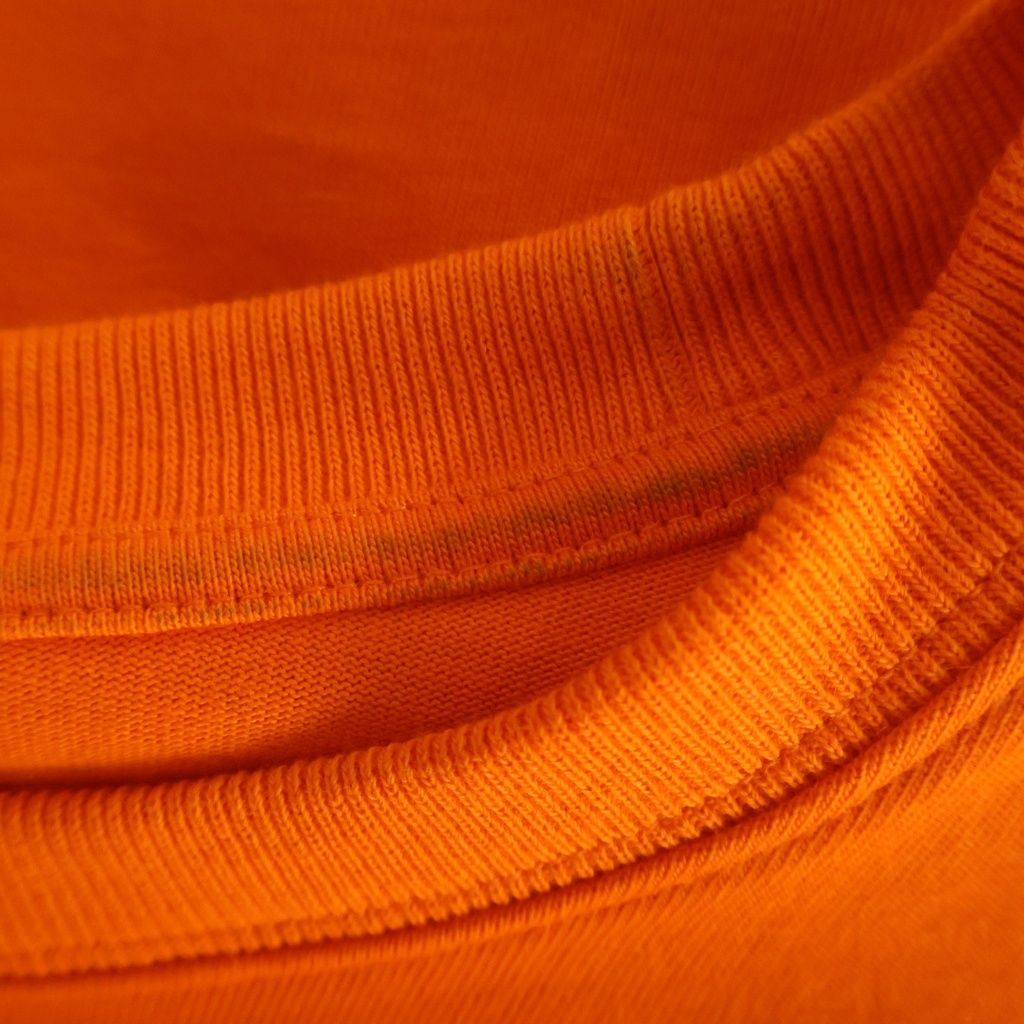 Dior CD Icon Crew Neck Short Sleeve T-Shirt Orange — view 6