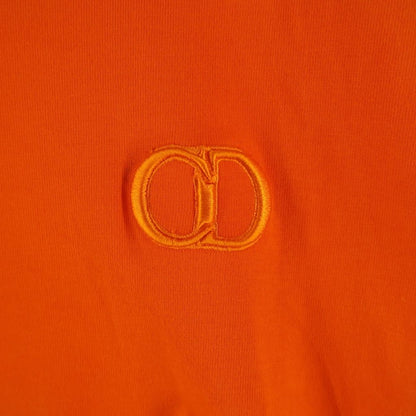 Dior CD Icon Crew Neck Short Sleeve T-Shirt Orange — view 4