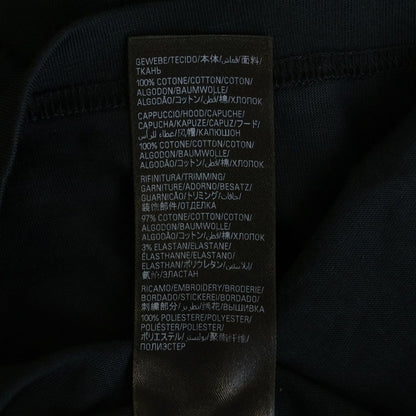 Balenciaga Hoodie Logo Layered 4 Sleeves Long Sleeve T-Shirt Black — view 7