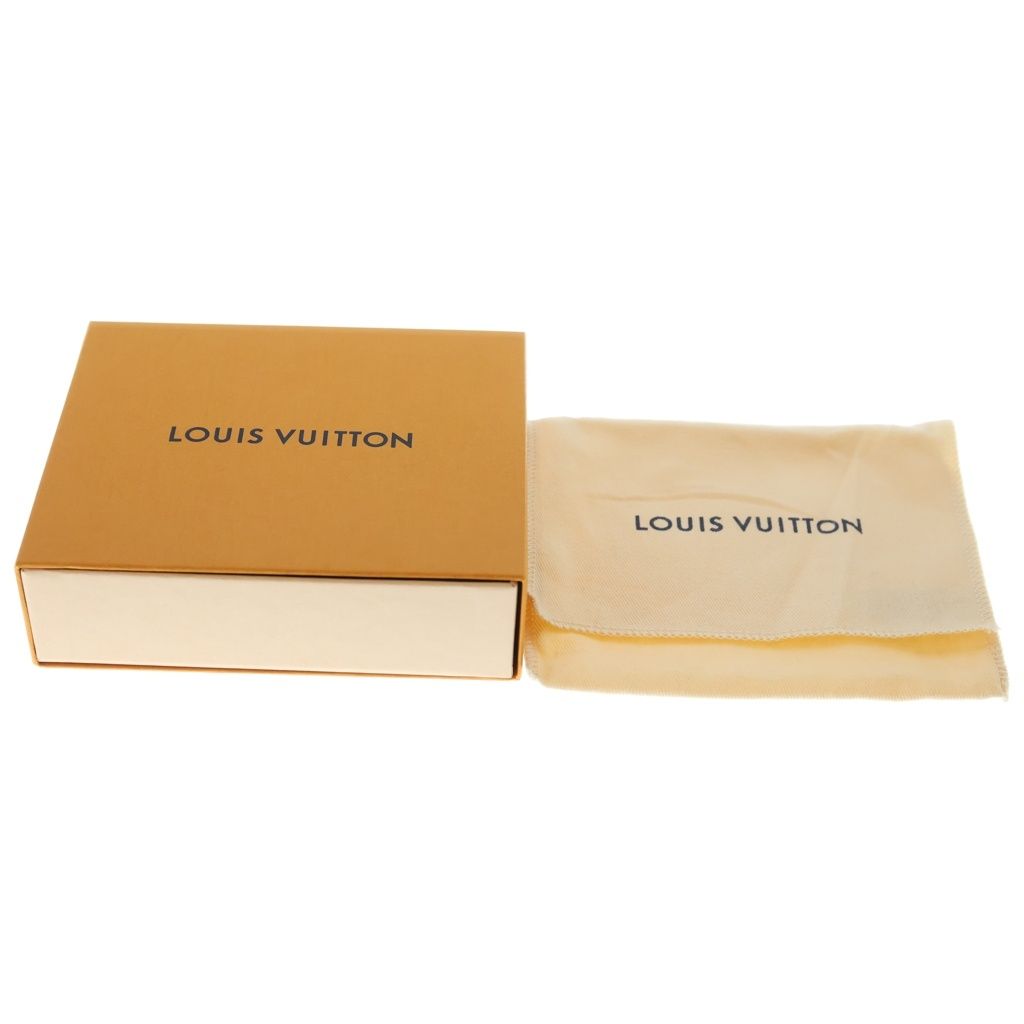 Louis Vuitton Portefeuille Metis Compact Wallet Trifold Gray Leather Silver — view 6