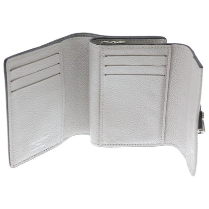 Louis Vuitton Portefeuille Metis Compact Wallet Trifold Gray Leather Silver — view 5