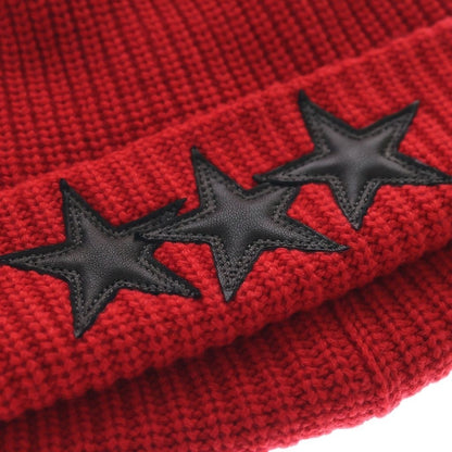Chrome Hearts Beanie Star Patch Cashmere Vinyl Hat — view 5