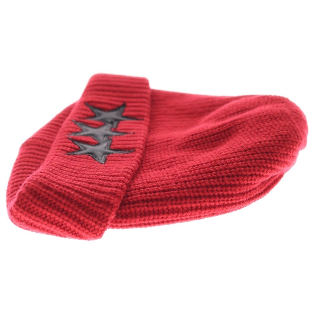 Chrome Hearts Beanie Star Patch Cashmere Vinyl Hat — view 3